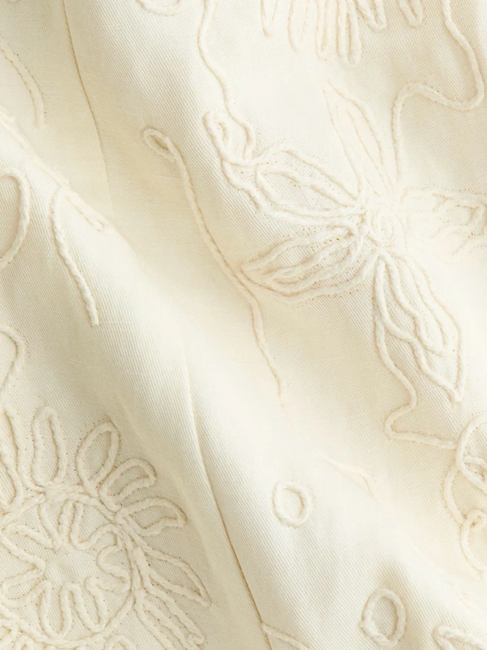 H&M STUDIO
NWT CREAM RUFFLED EMBROIDERED DRESS SIZE SMALL - Picture 10 of 13